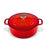 Chasseur Round Casserole 28cm / 6.1lt - Inferno Red - Kitchen Antics