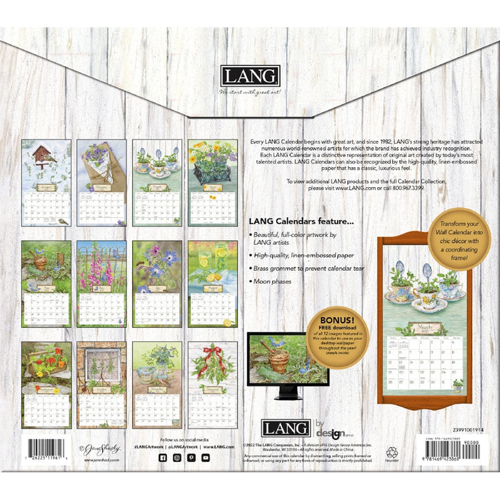 2024 Lang Calendar Herb Garden by Jane Shasky - Kitchen Antics