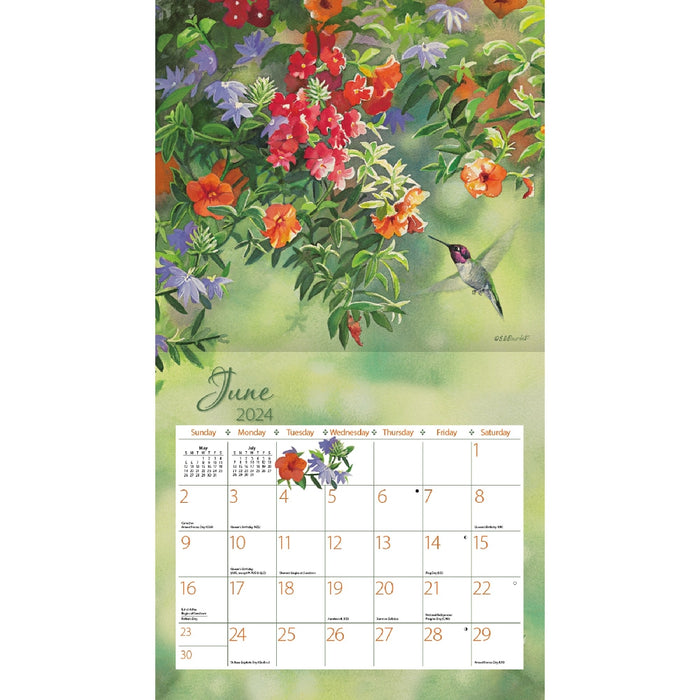 2024 Lang Calendar Hummingbirds by Susan Bourdet - Kitchen Antics