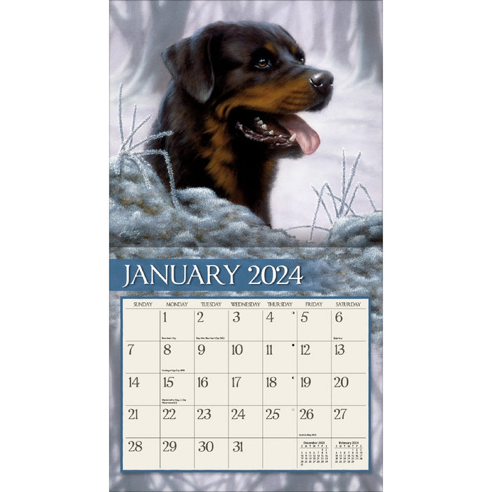 2024 Lang Calendar Love of Dogs by John Silver - Kitchen Antics