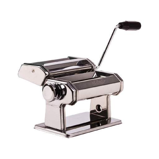 Al Dente Pasta Machine w/Detachable Cutters 150mm - Chrome - Kitchen Antics