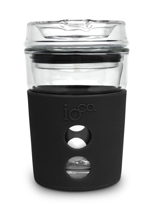 Ioco Glass Travel Mug 8oz - Black - Kitchen Antics