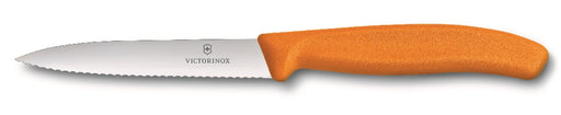 Victorinox Vegetable Knife 10cm Serrated - Orange - Kitchen Antics