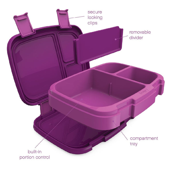 Bentgo Leak Proof Bento Lunch Box - Purple - Kitchen Antics