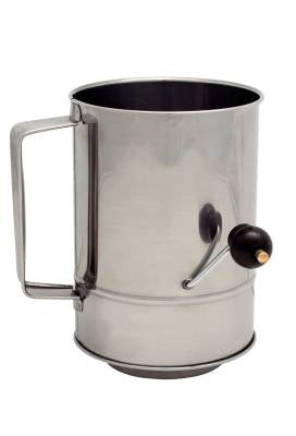 Cuisena Flour Sifter (Crank Handle) - 5 Cup - Kitchen Antics