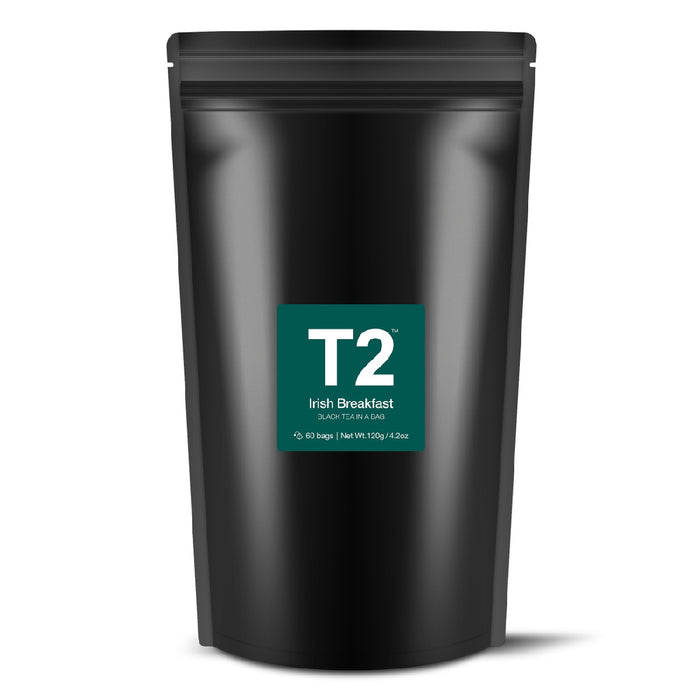 T2 Tea Bags Foil 60pk - Irish Breakfast - Kitchen Antics