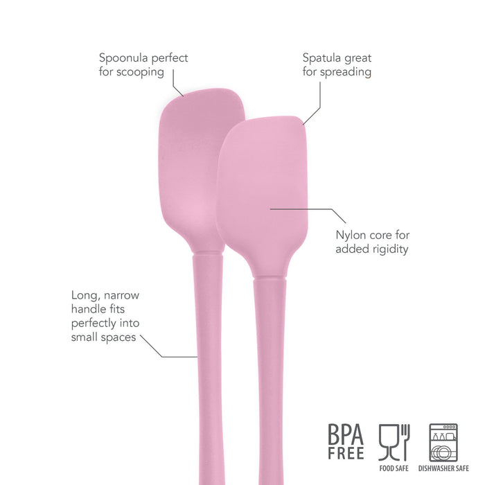 Tovolo Flex-Core All Silicone Set 2 Mini Spatula - Pink Sorbet