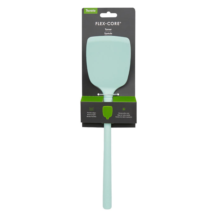 Tovolo Flex-Core All Silicone Solid Turner - Light Aqua
