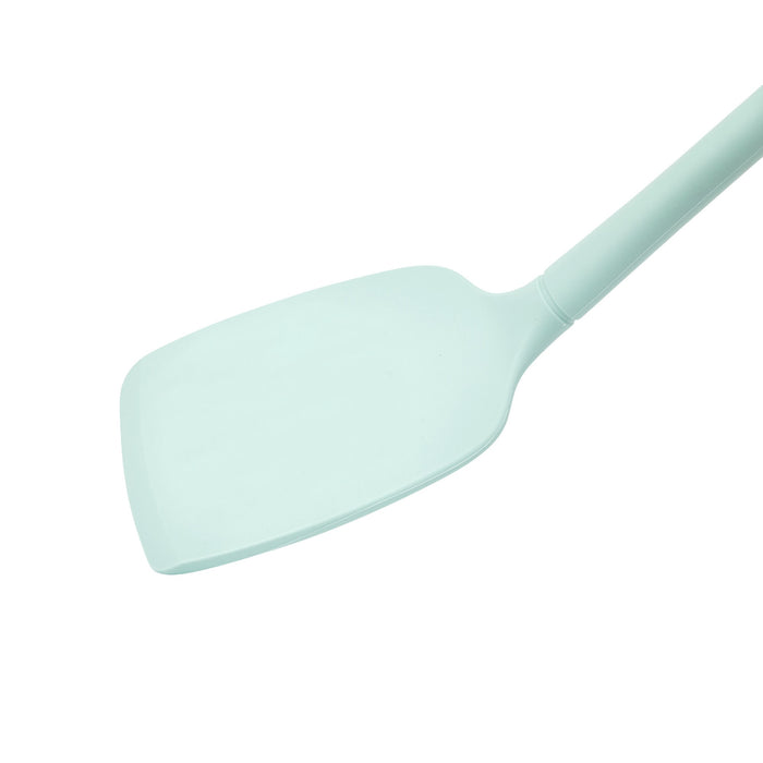 Tovolo Flex-Core All Silicone Solid Turner - Light Aqua | Online Kitchen Shop