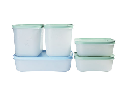 Tupperware Freezable Container Set of 5 450ML / 1L / 1.1L Gift Boxed