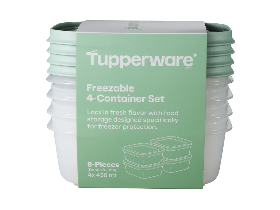 Tupperware Freezable Container Set of 4 450ML