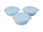 Tupperware Modular Medium Size Bowl Set of 3 600ML Blue Gift Boxed