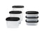 Tupperware Modular Oval Dry Food Container Set of 6 Gift Boxed