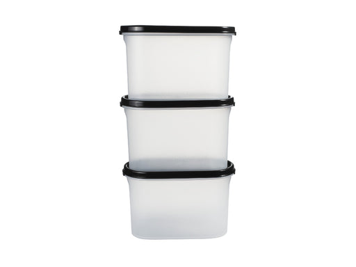 Tupperware Modular Oval Dry Food Container Set of 3 Gift Boxed