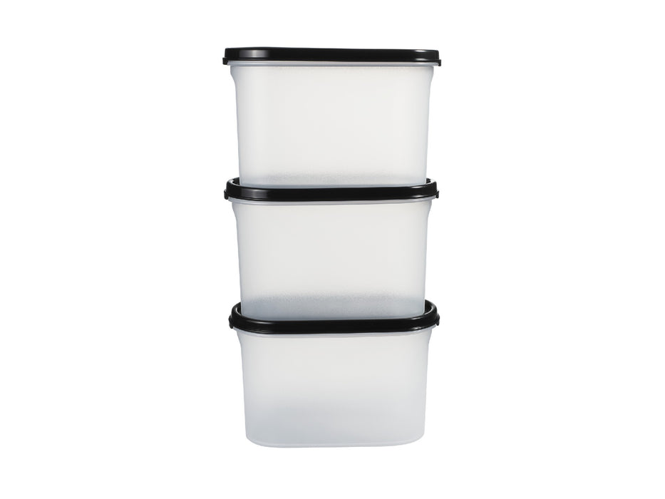 Tupperware Modular Oval Dry Food Container Set of 3 Gift Boxed