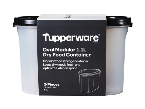 Tupperware Modular Oval Dry Food Container 1.1L