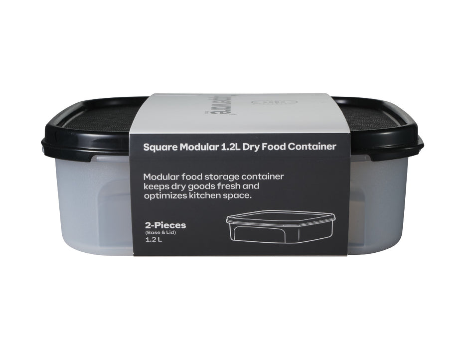 Tupperware Modular Square Dry Food Container 1.2L