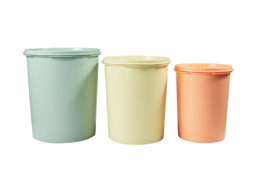Tupperware Heritage Canister Set of 3 1.2L / 1.8L / 2.7L