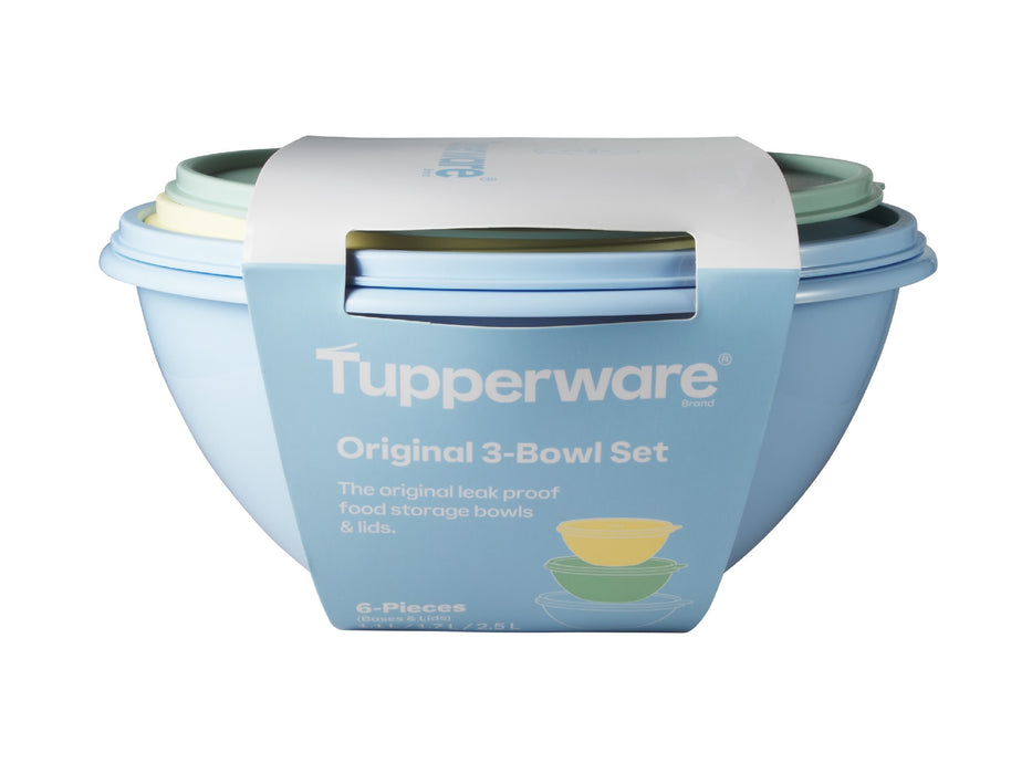 Tupperware Original Bowl Set of 3 1.1L / 1.7L / 2.5L