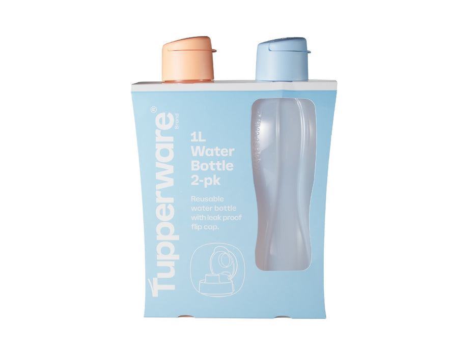 Tupperware Eco Water Bottle Set of 2 1L