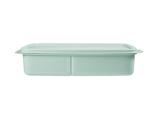 Tupperware Divided Rectangle Lunch Box 1L Green