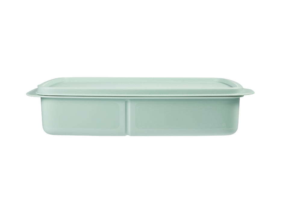 Tupperware Divided Rectangle Lunch Box 1L Green