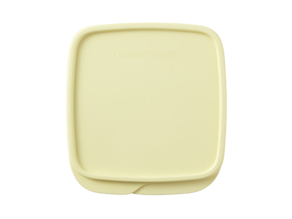 Tupperware Divided Square Lunch Box 550ML Yellow