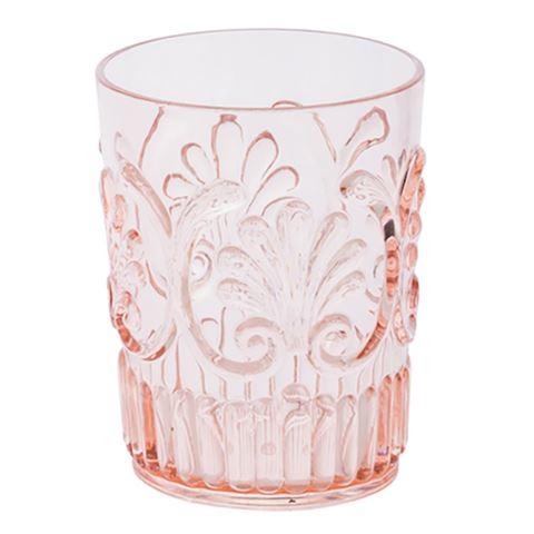 Flair Acrylic Scollop Tumbler - Blush
