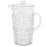Flair Acrylic Scollop Pitcher - Clear