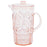 Flair Acrylic Scollop Pitcher - Blush