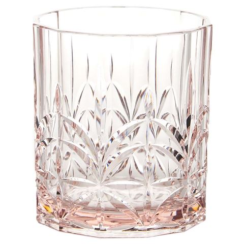 Flair Acrylic Crystal Cut Tumbler - Pink