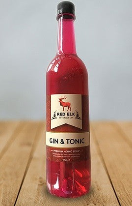 Red Elk Mixing Syrup 750ml - Pink Gin & Tonic