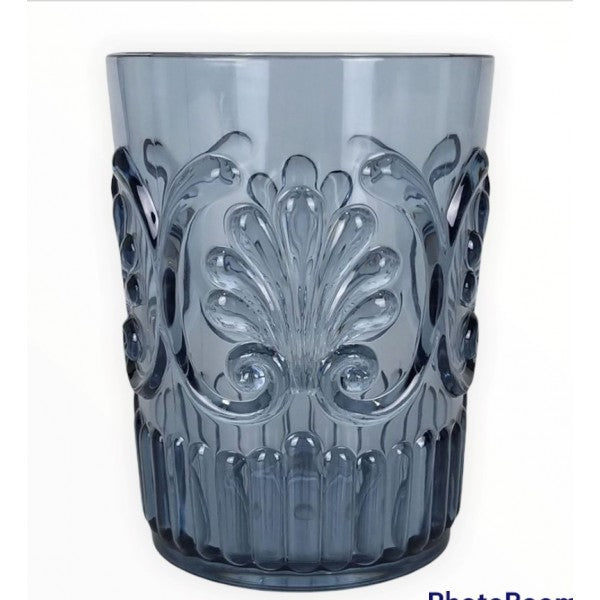 Flair Acrylic Scollop Tumbler - Blue