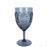 Flair Acrylic Scollop Wine Glass - Blue