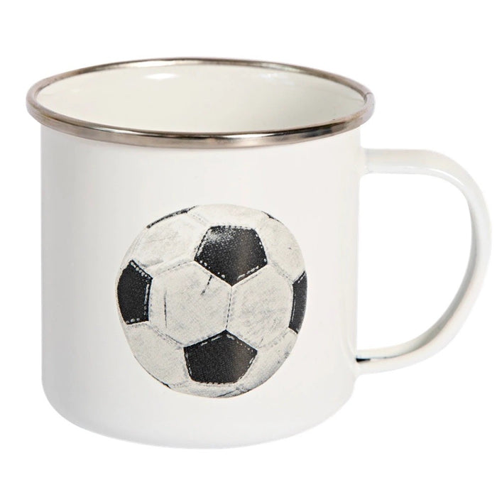 SN Enamel Mug - Soccer Ball