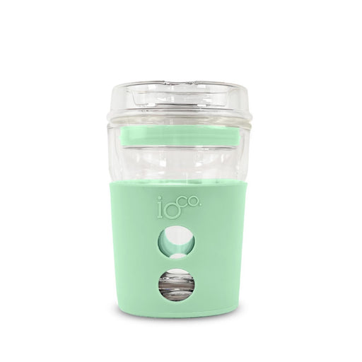 Ioco Glass Travel Mug 8oz - Misty Mint