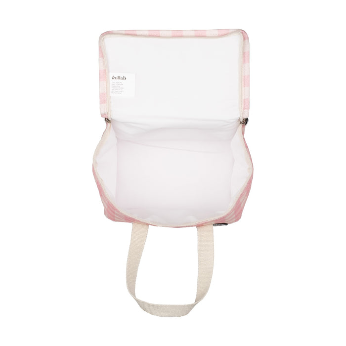 Kollab Lunch Box Insulated - Candy Pink Check - Kitchen Antics