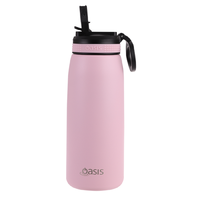 Oasis S/S Insulated Sports Bottle w/Sipper 780ml - Carnation - Kitchen Antics
