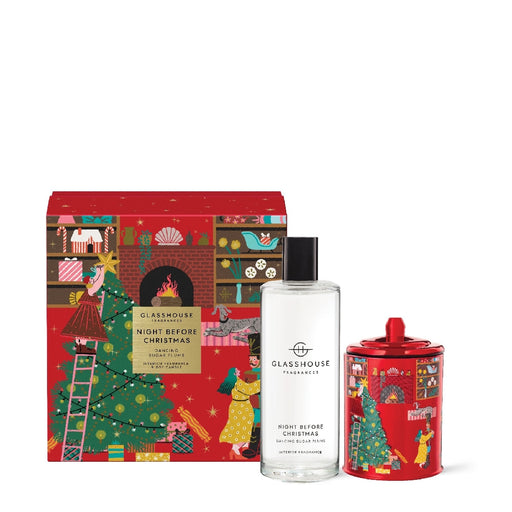 Glasshouse Fragrance Candle and Spray Gift Set - Night Before Christmas 2023 - Kitchen Antics
