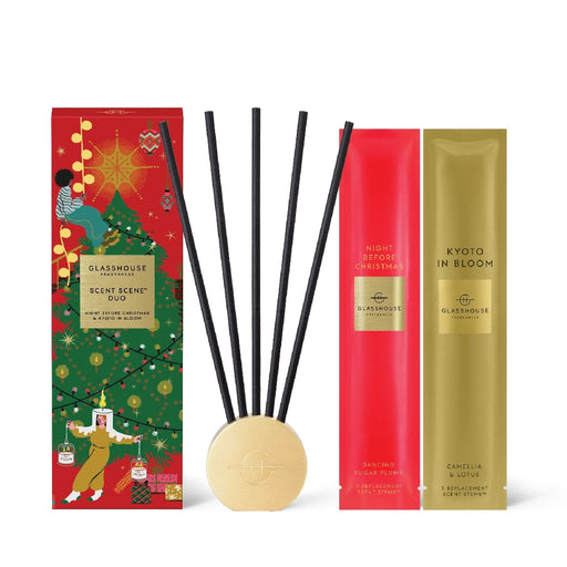 Glasshouse Scent Scene Duo - Night Before Christmas & Kyoto in Bloom 2023 - Kitchen Antics