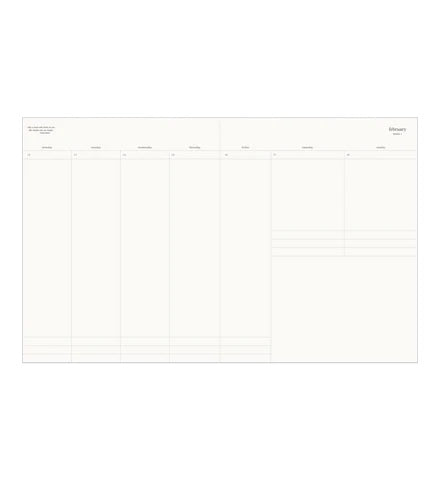 Emma Kate Co. 2024 Planner Grande Vertical - Crema