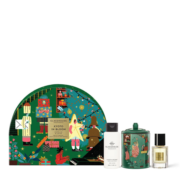 Glasshouse Fragrance Trio Gift Set - Kyoto in Bloom Christmas 2023 - Kitchen Antics