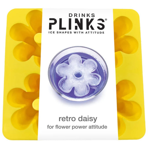 Drinks Plinks Silicone Ice Tray - Daisy Yellow