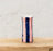 Noss & Co Vase Small - Navy & Pink Stripe