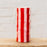 Noss & Co Medium Vase - Red & Pink Stripe