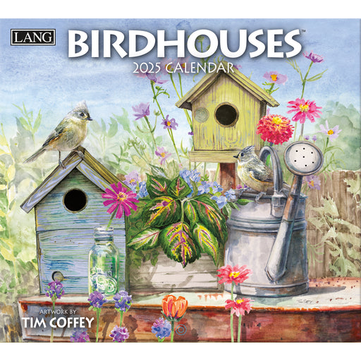 2025 Lang Calendar Birdhouses by Tim Coffey