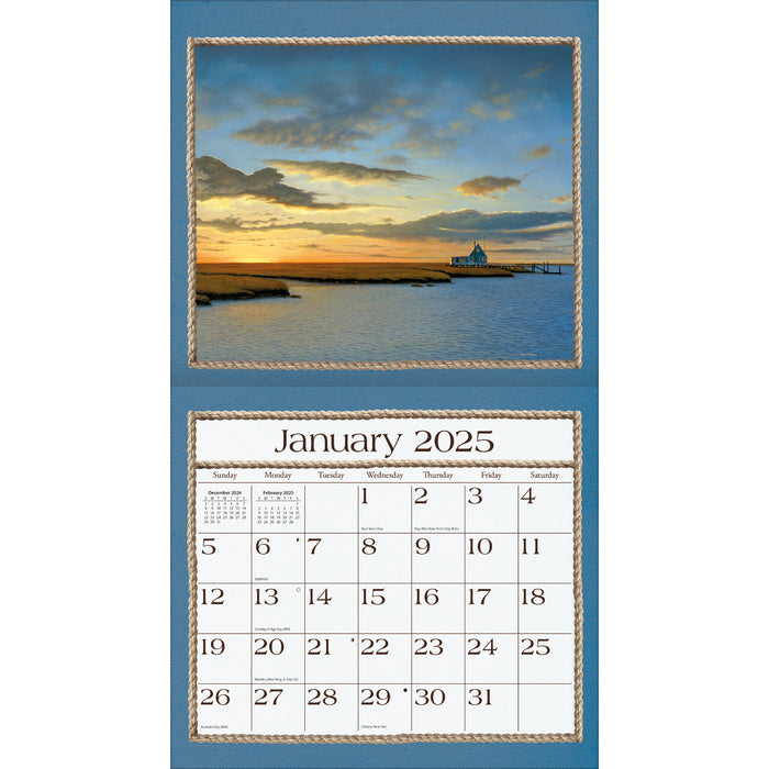 2025 Lang Calendar Seaside by Daniel Pollera