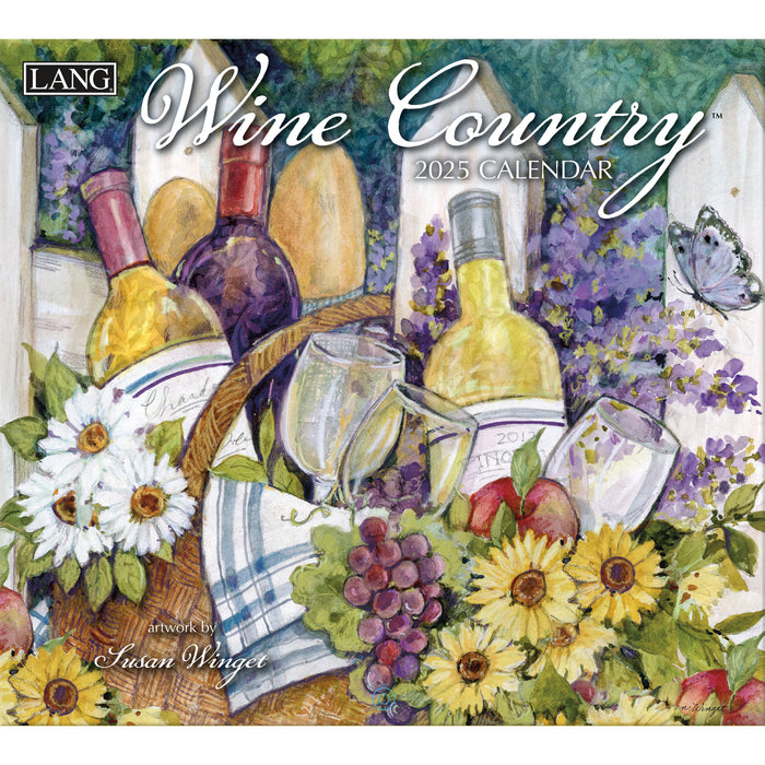 2025 Lang Calendar Wine Country by Susan Winget