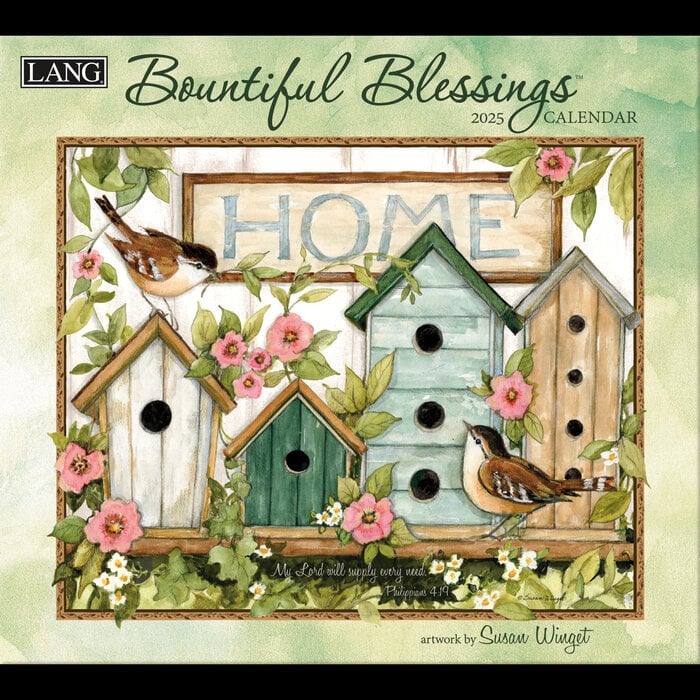 2025 Lang Calendar Bountiful Blessings by Susan Winget - Scripture