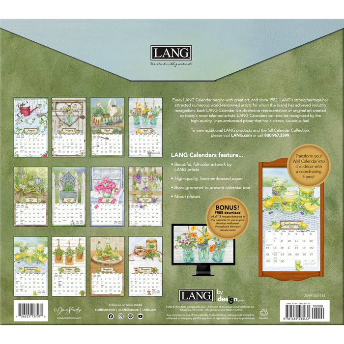 2025 Lang Calendar Herb Garden by Jane Shasky